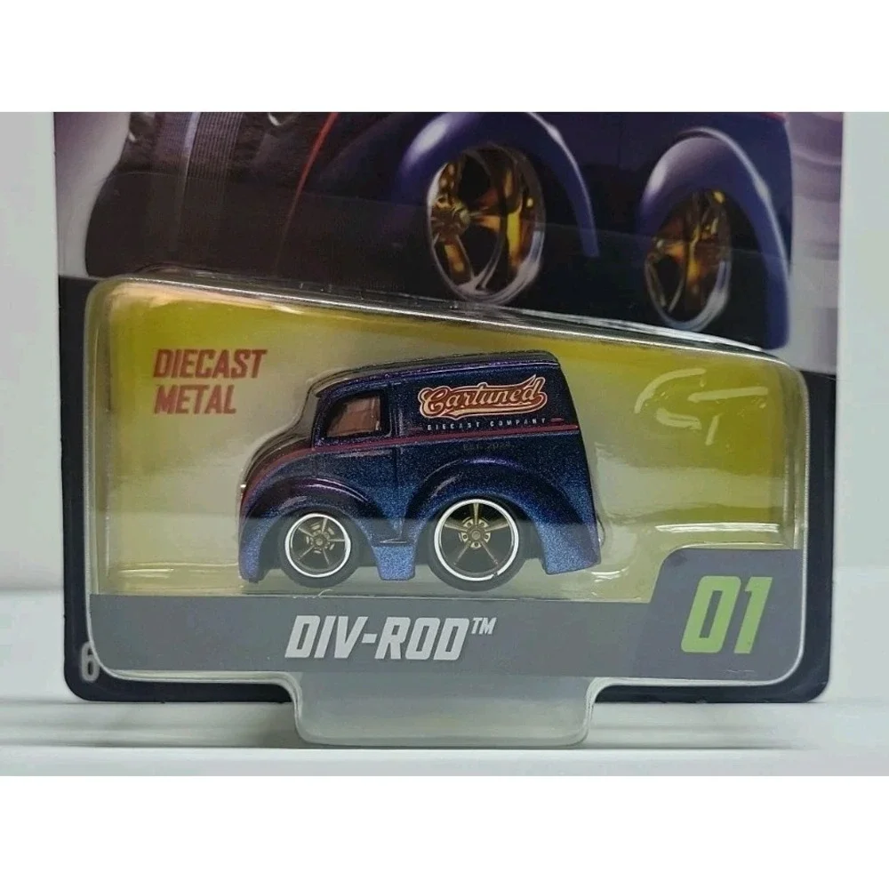 Car‎ Tuned Entertainment DIV-ROD Series 10 Hot Rod 01 Diecast Metal BLUE Toy Car